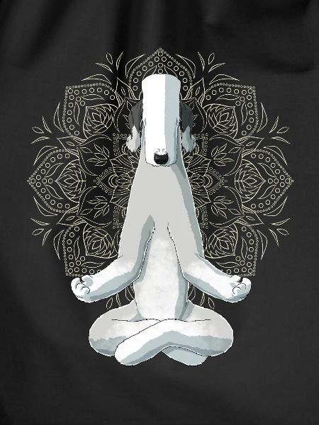 Bedlington Terrier Dog meditate