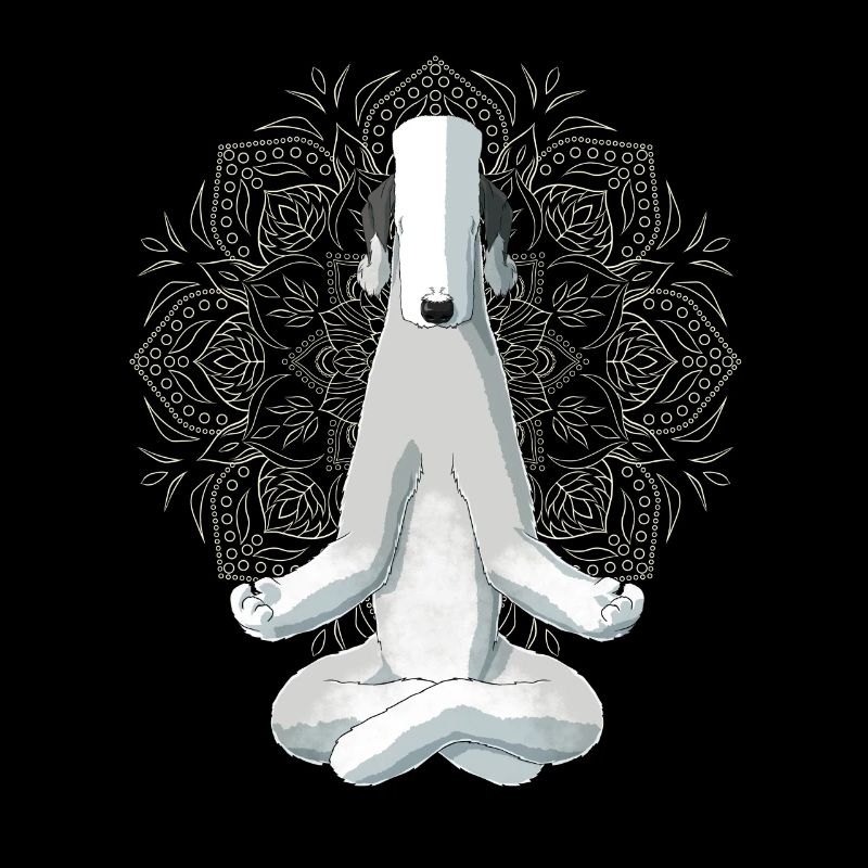 Bedlington Terrier Hund Meditation