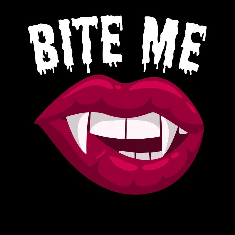 Bite Me Vampire Halloween Costume Gift