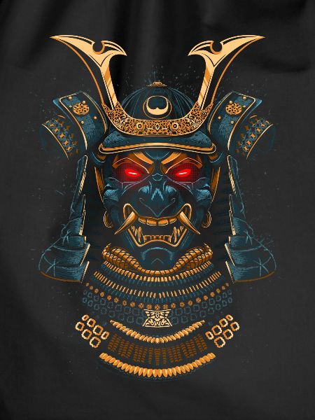 Golden Samurai Mask