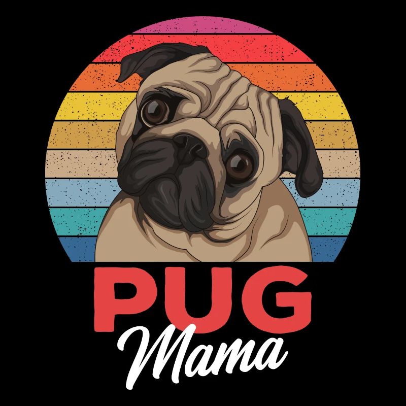 Mops Mama Hundehalterin Geschenkidee