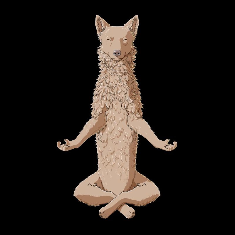 Meditate Mudi Dog