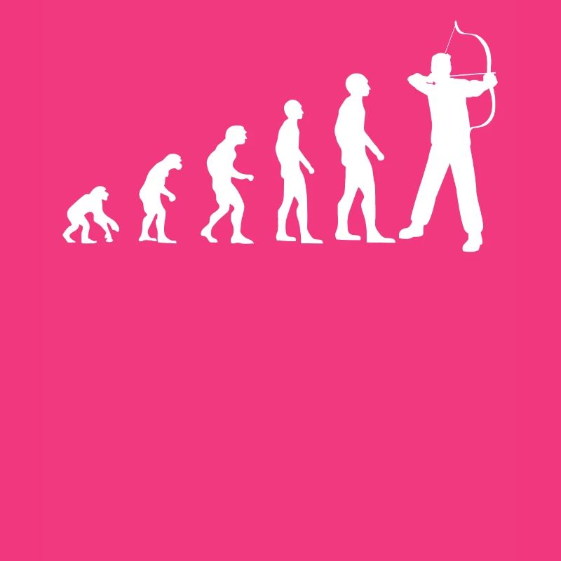 Bogenschießen Evolution Bogenschütze Geschenk
