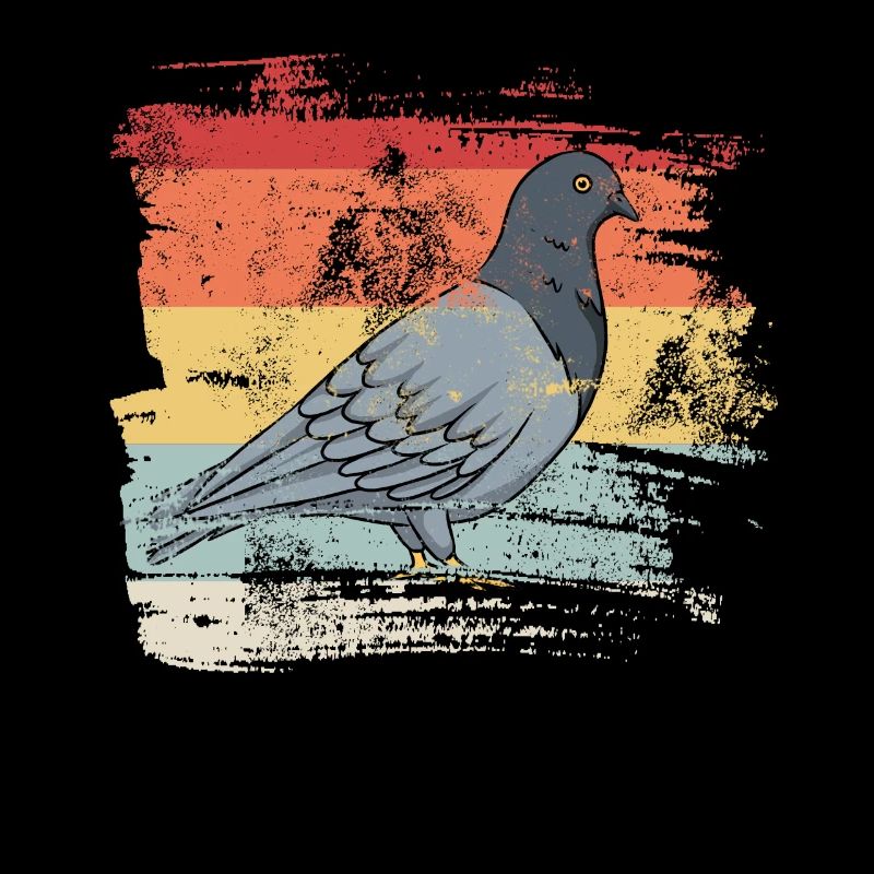 Retro Vogel Taube