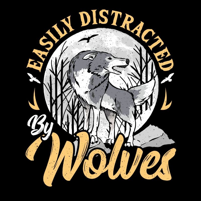 Facilement distrait par les loups Wolf