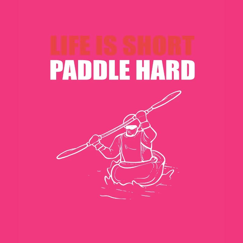 La vie est courte Paddle Hard Rafting En eau vive