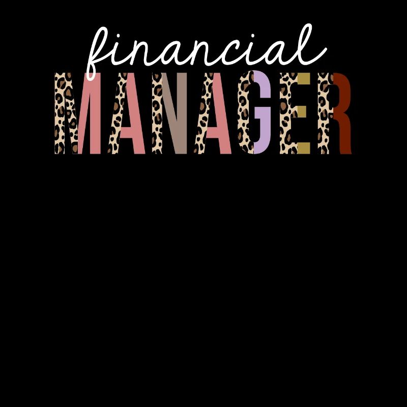Financial Manager Leopard Print Funny Gift