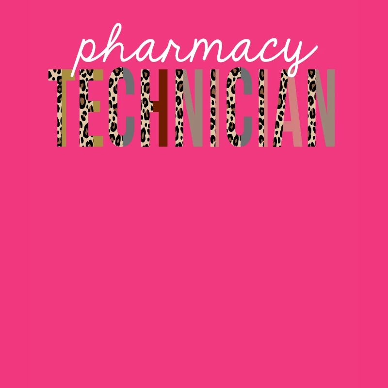 Pharmacy Technician Leopard Print Funny Gift