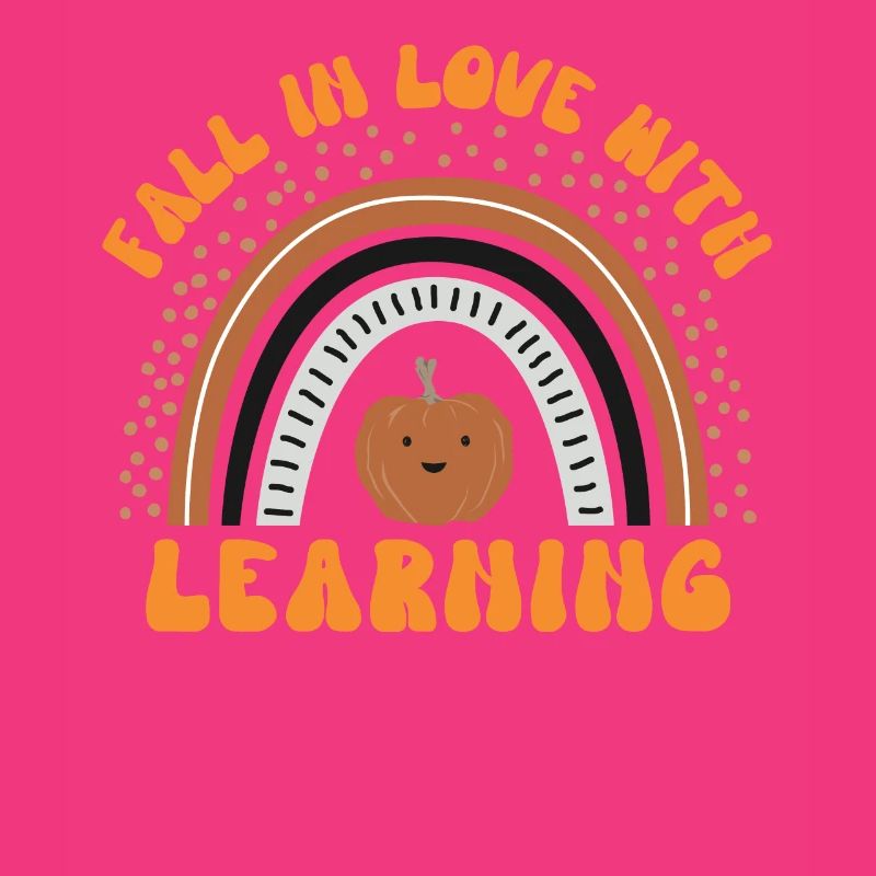 Fall Teacher , Fall In Love With Learning,
