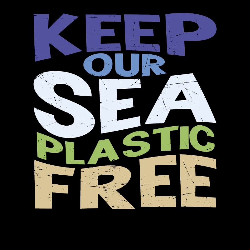 Halten Sie unser Meer plastikfrei