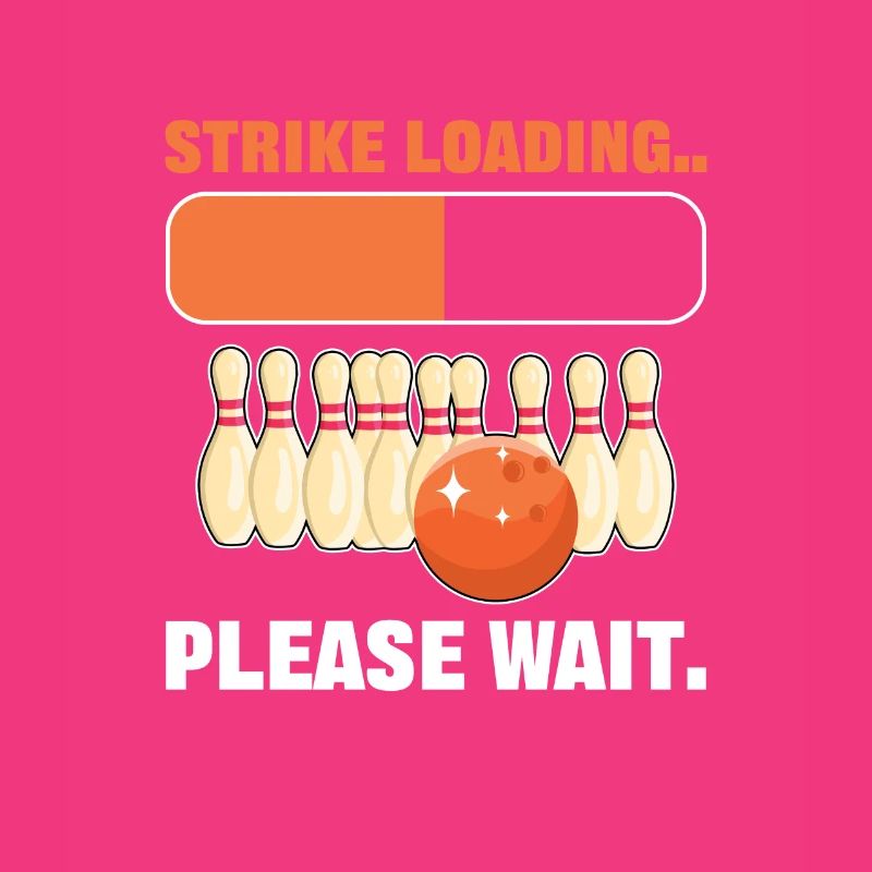 Strike Loading S’il vous plaît attendre Bowling Bowler