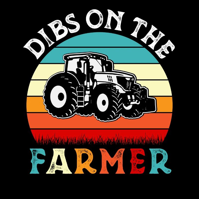 Retro Groovy Dibs On The Farmer, Bäuerin