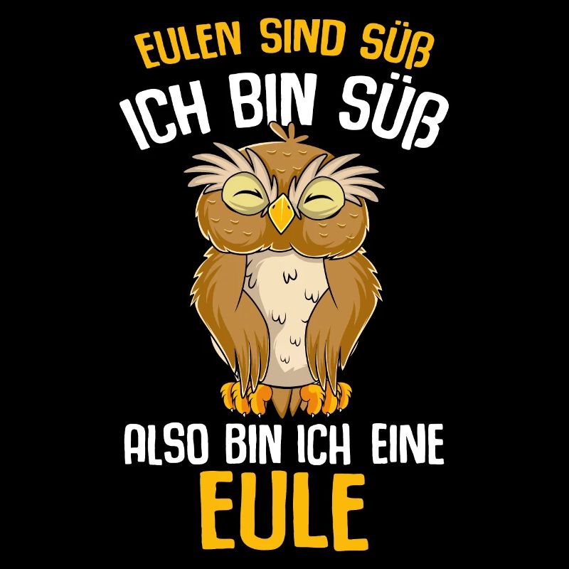 Eulen sind süß Kinder Damen Mädchen Eule