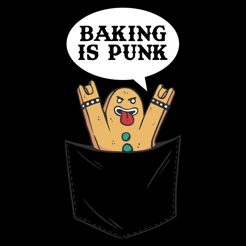 Baking Is Punk Backen Geschenk