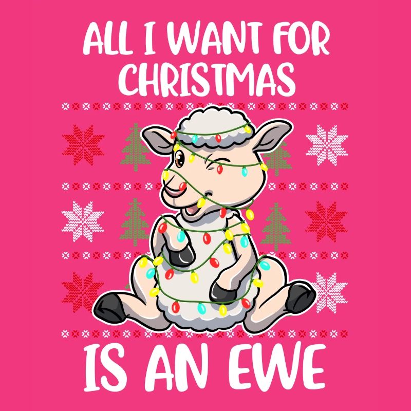 Noël Ewe Ugly Christmas Pull Cadeau