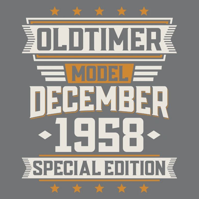 Décembre Année 1958 Année de construction Oldtimer Anniversaire