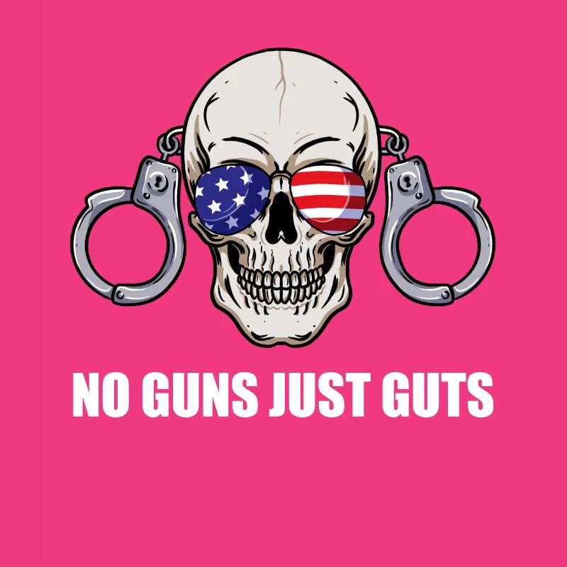 No Guns Just Guts Corrections Prison Gift