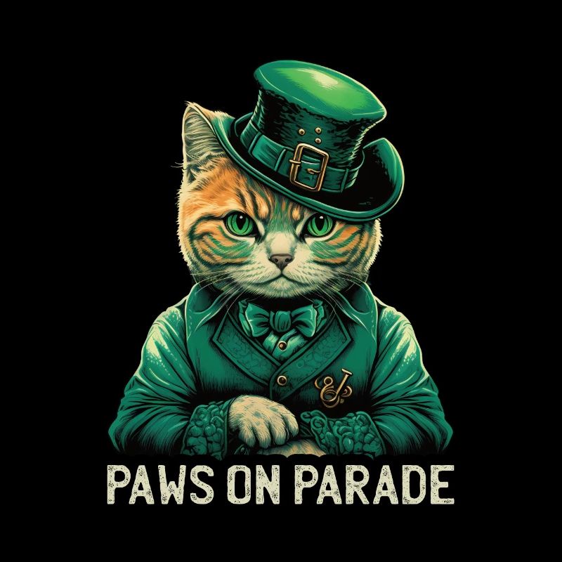 Paws on Parade Cat St. Patty Day