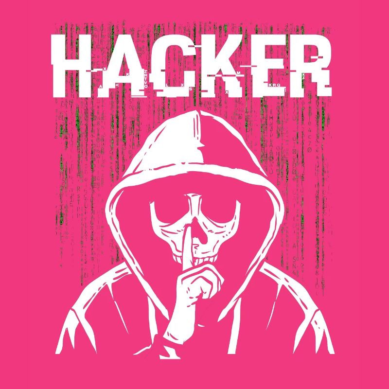 Hacker Skull Hacking Programming Dark Net