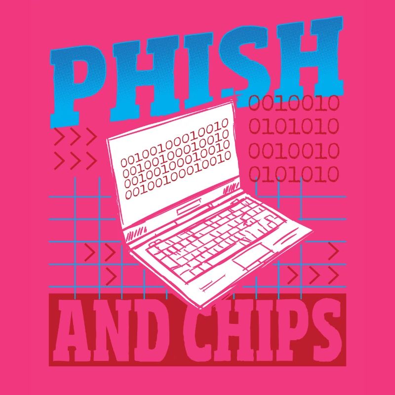 Phish and Chips Hacker Hacking Internet Network