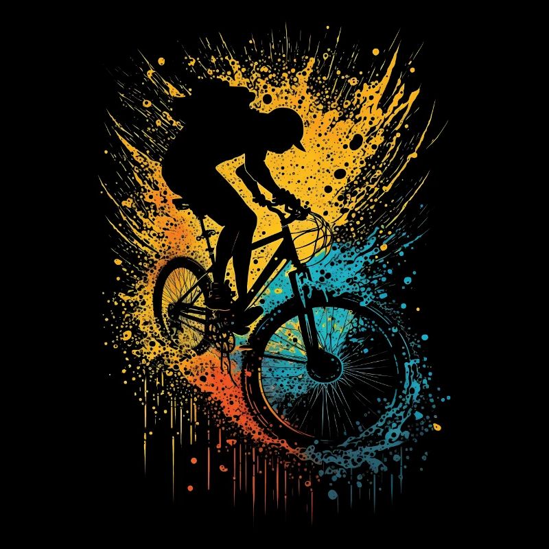 Bright & bold bicycle art