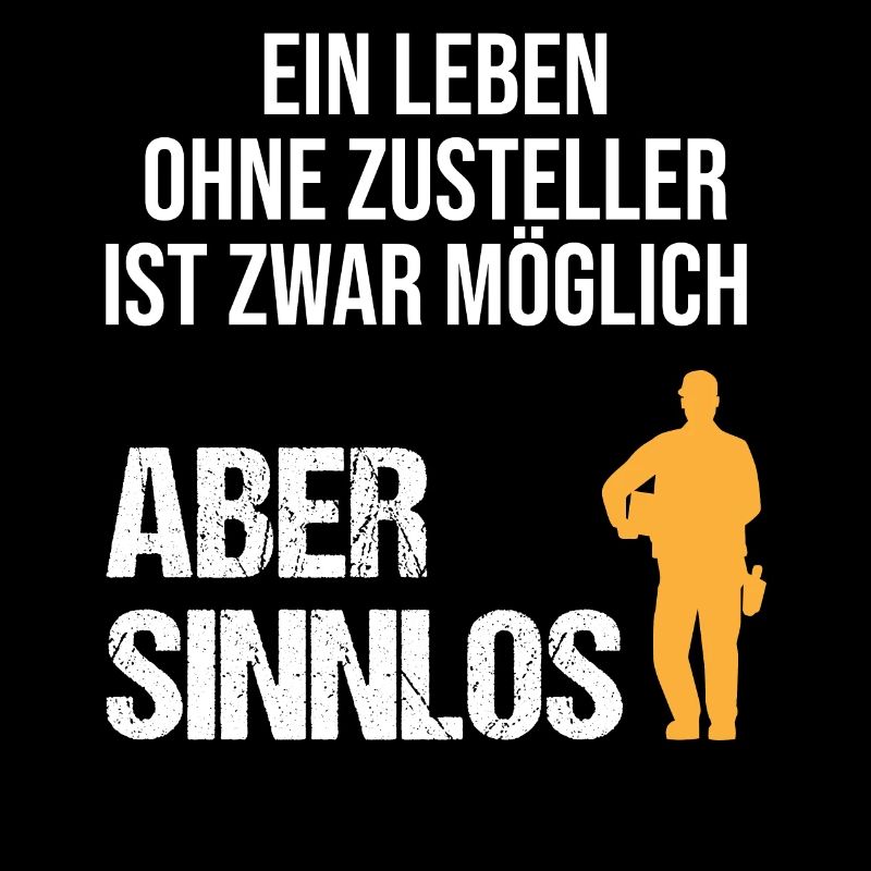 Postbote Zusteller Spruch Briefträger Geschenk