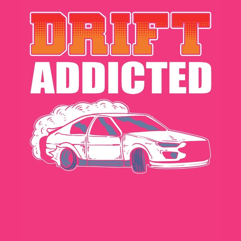 Course de voitures de drift accro à la dérive