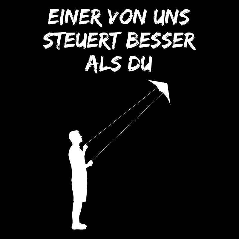 Drachensteigen Drachenfliegen Spruch Geschenk