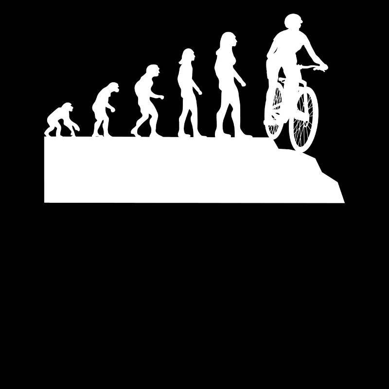 Cyclist Evolution Mountain Bike Rider Gift