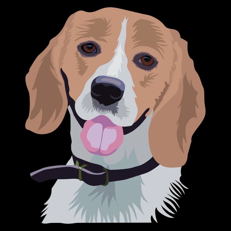 Un portrait de chien Beagle