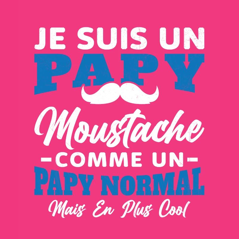 Un papy moustache comme un papy normal