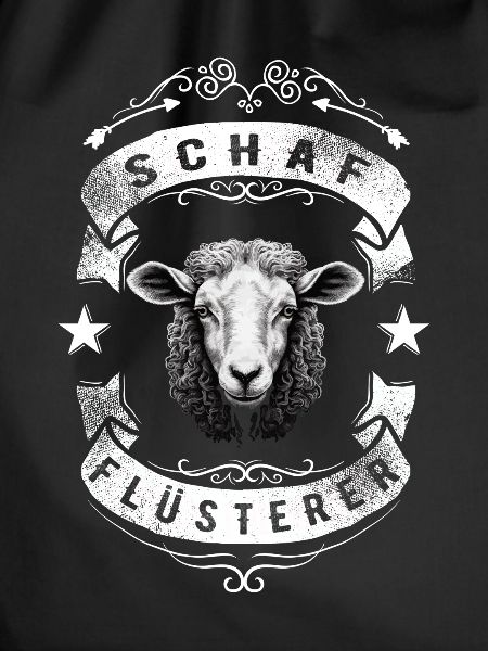 Schafflüsterer - Schaf Silhouette