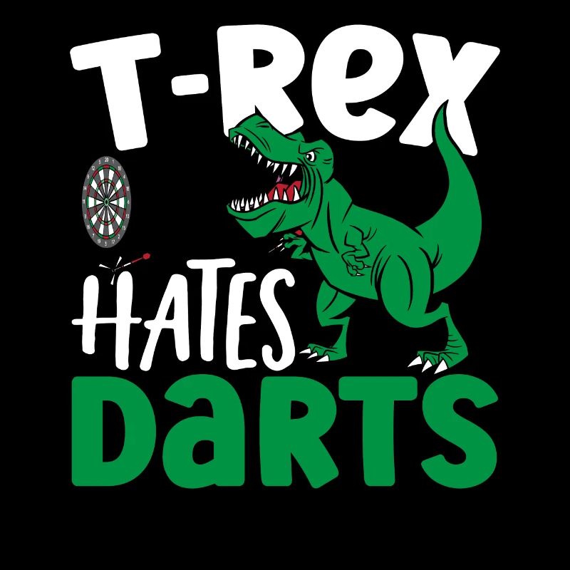 T-Rex hasst Darts T-Rex Dinosaurier-Liebhaber