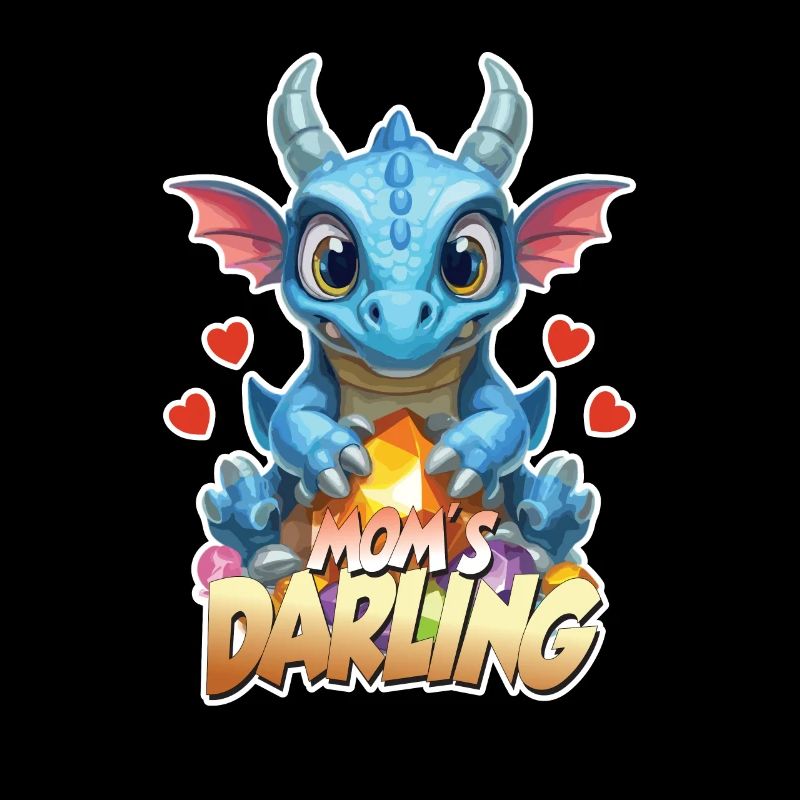 Mamas kleiner Lieblingsdrache Geschenk