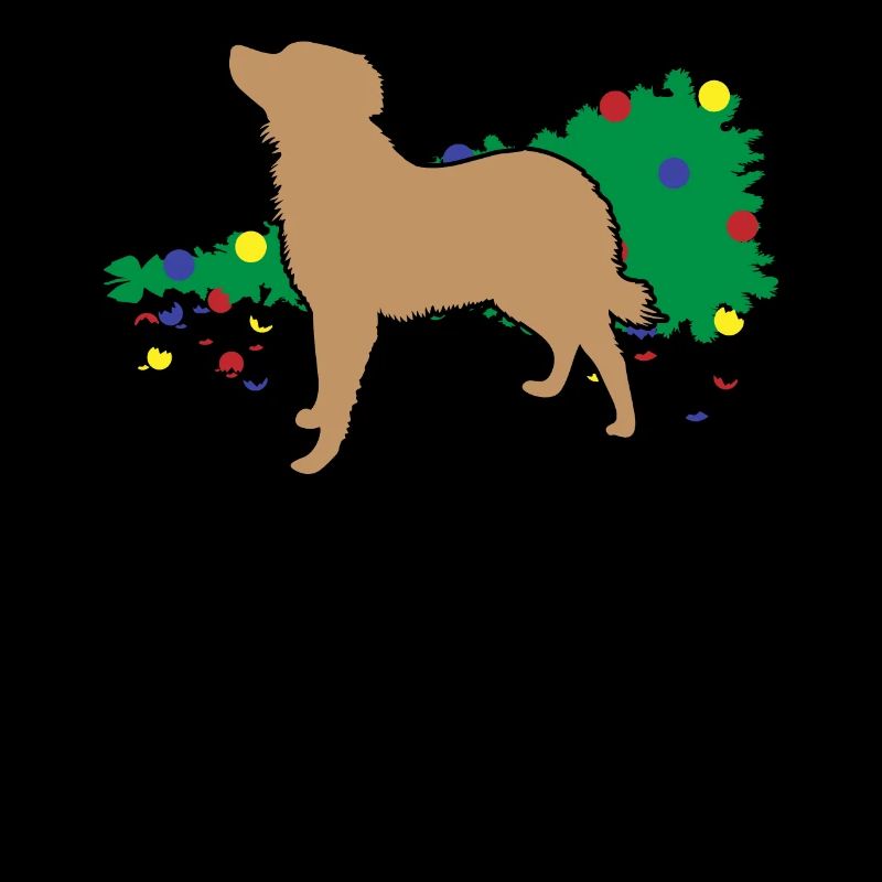 Chaos Hund Weihnachtsbaum Umfall Spaß