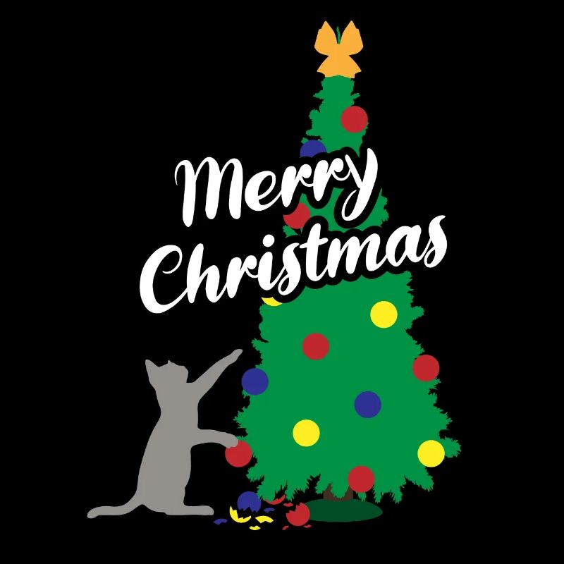 Katzenspaß Weihnachtsbaum Festlicher Schabernack