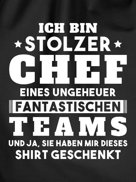 Ich bin Stolzer Chef Geschenkidee