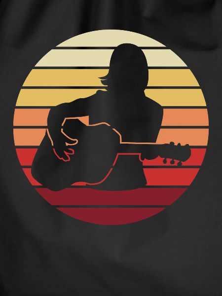 Guitarist Sunset Gift Harmony