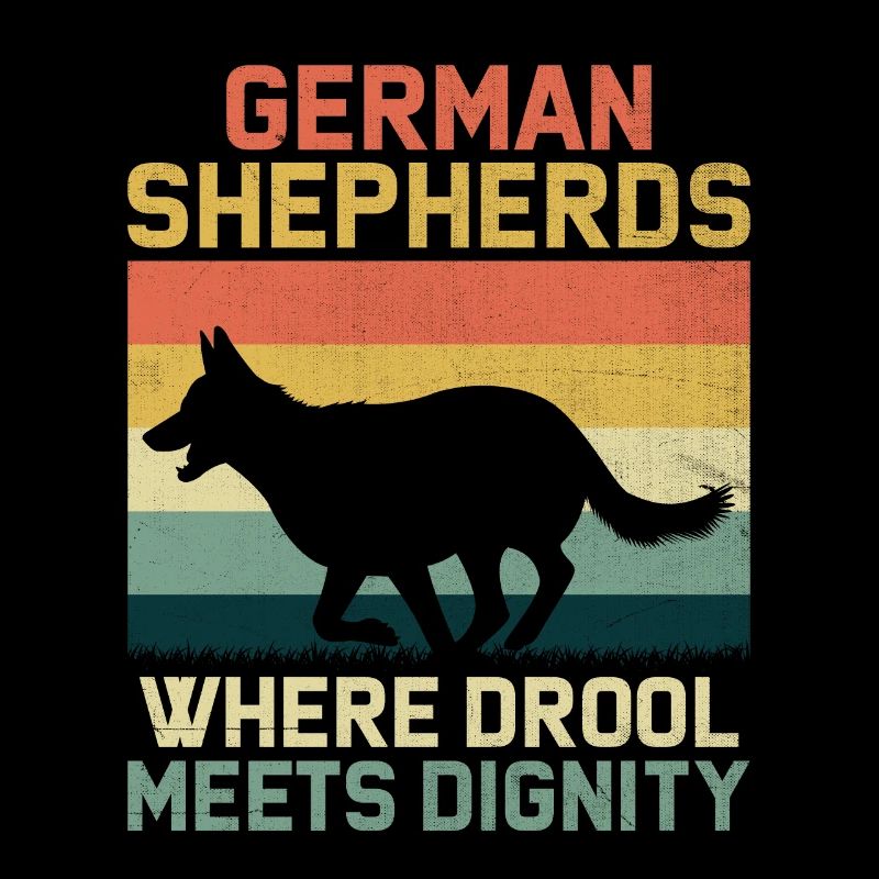 German Shepherds Where Drool Meets Dignity