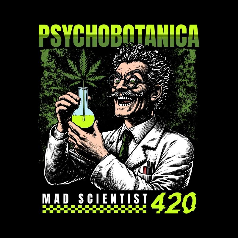 Mad Scientist 420 – Unique Cannabis Artwork