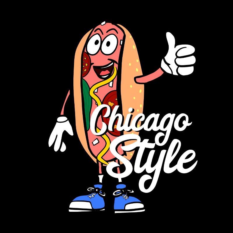 Hot dog chicago style