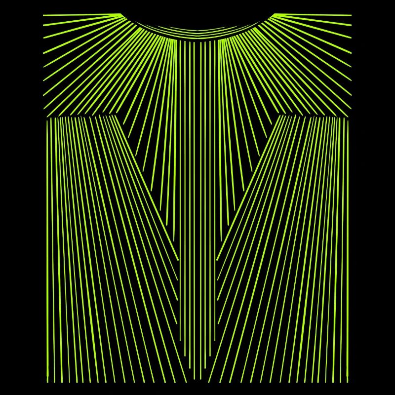 neon green bee design