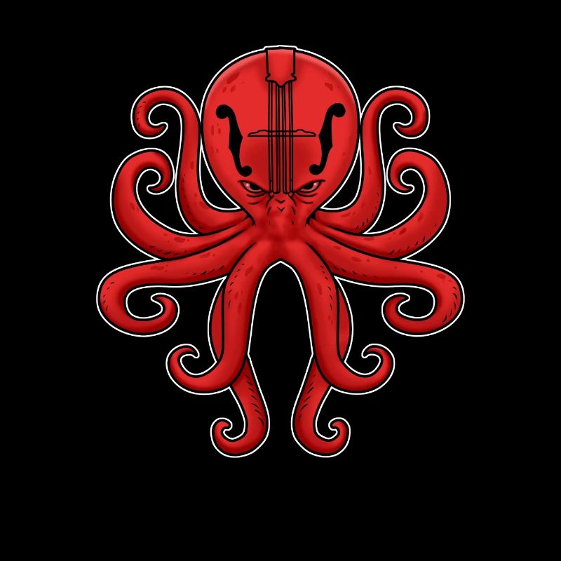 Mandoline Bluegrass Gift Mandoline Octopus