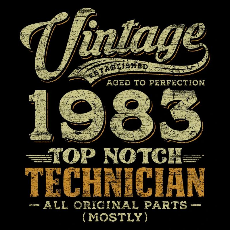 Vintage 1983 Technicien Top Notch