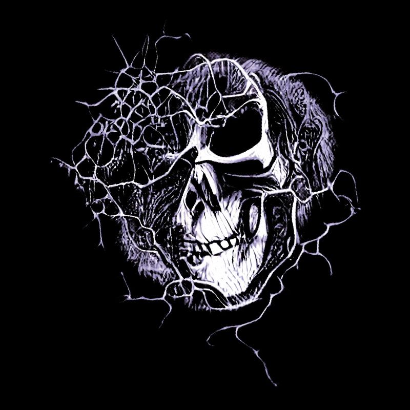 Thunder Halloween Skull