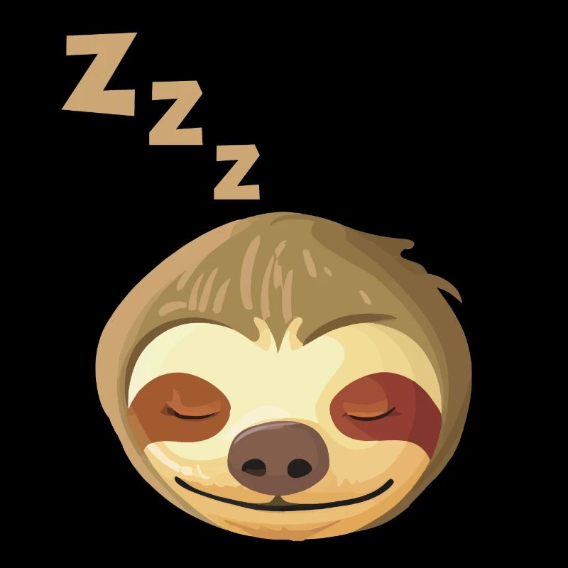 Sleeping Sloth Face