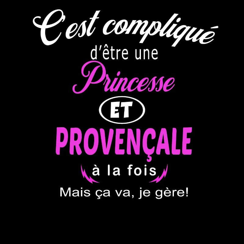 c'est compliqué princesse et Provençale