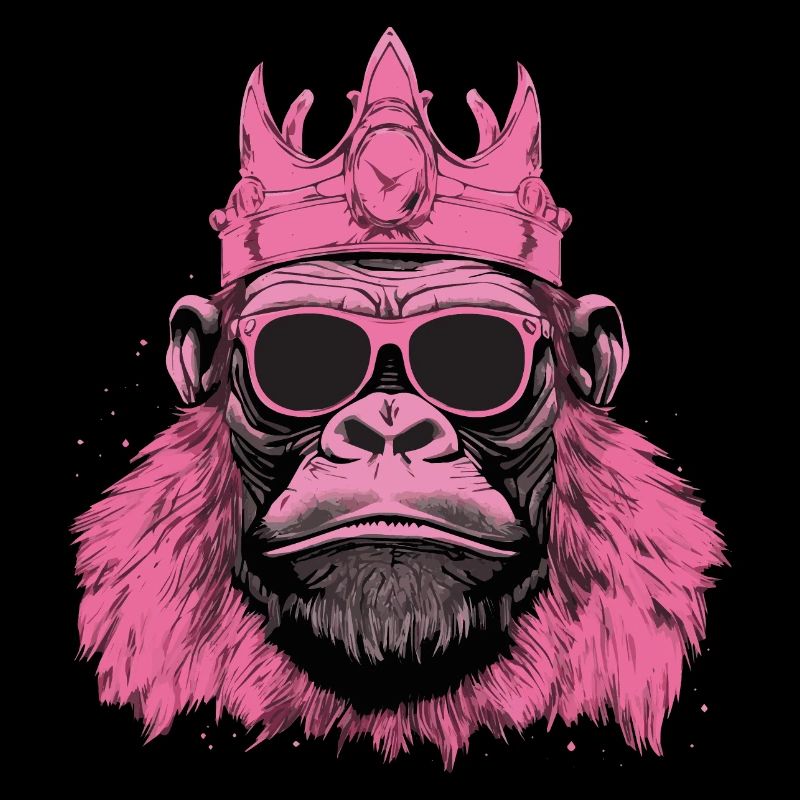 King Pinky Monkey - pinker Affe