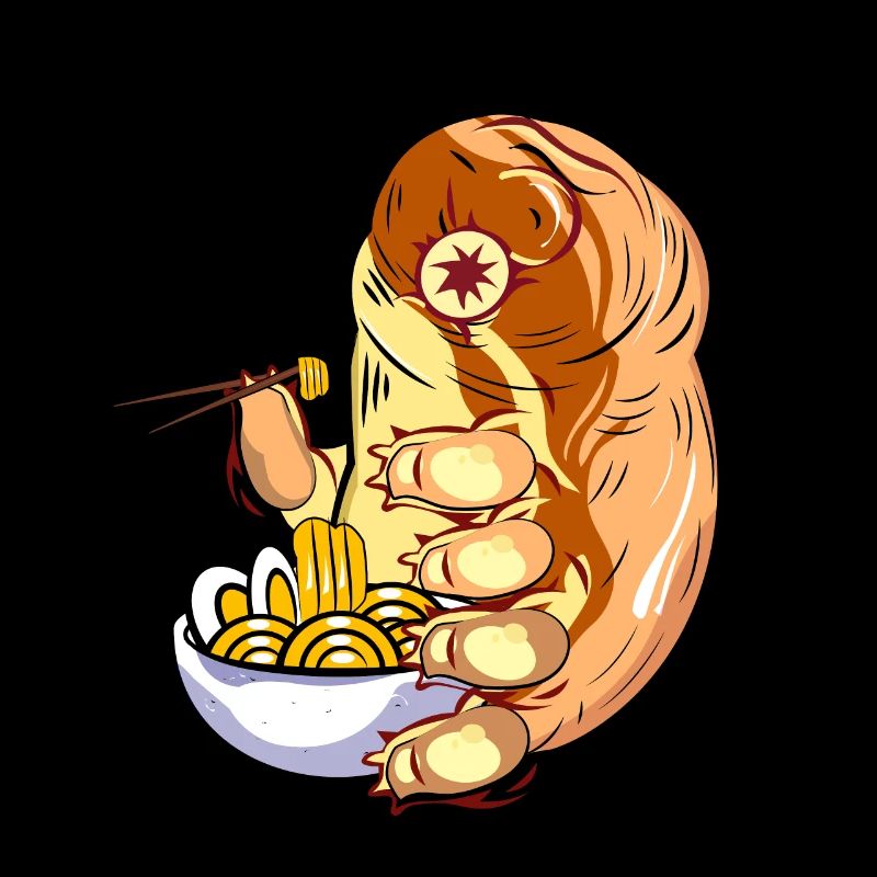Tardigrade Eating Ramen
