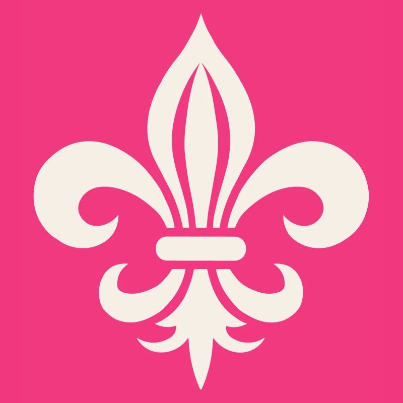 Conception de Logo de lys Français audacieux
